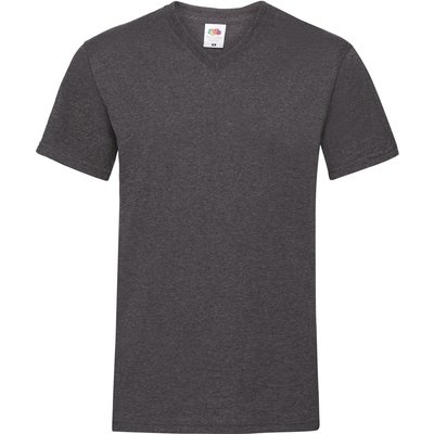 Camiseta hombre cuello de pico Gris S