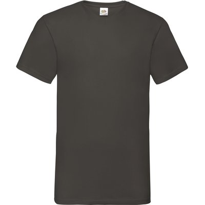 Camiseta hombre cuello de pico Gris S