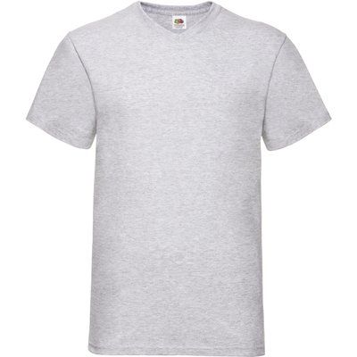 Camiseta hombre cuello de pico Heather Grey XXL