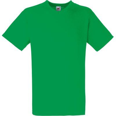 Camiseta hombre cuello de pico Kelly Green M