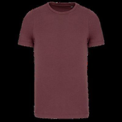 Camiseta hombre cuello redondo algodón 100% Vintage Marsala XL