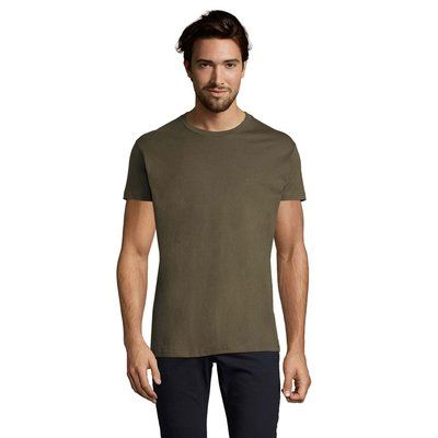 Camiseta Hombre Tubular 100% Algodón Army S