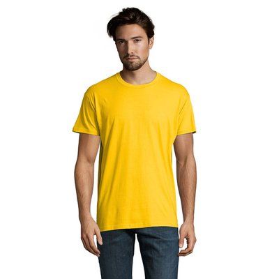 Camiseta Hombre Tubular 100% Algodón Dorado 3XL