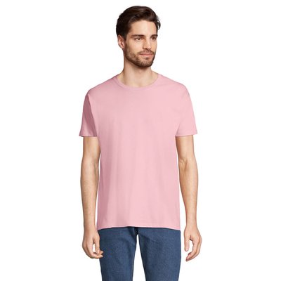 Camiseta Hombre Tubular 100% Algodón Rosa Caramelo XL