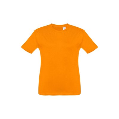 Camiseta Infantil Algodón 100% Naranja 6