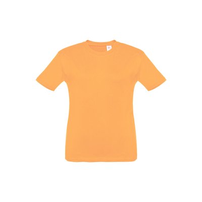 Camiseta Infantil Algodón 100% Naranja coral 12