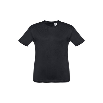 Camiseta Infantil Algodón 100% Negro 6