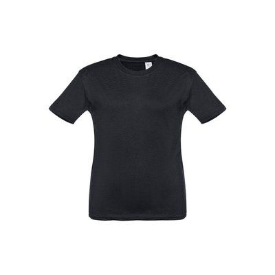 Camiseta Infantil Algodón 100% Negro 8