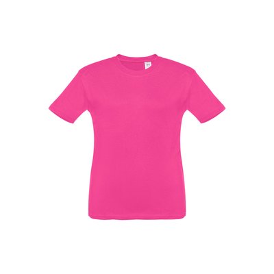 Camiseta Infantil Algodón 100% Rosa 10