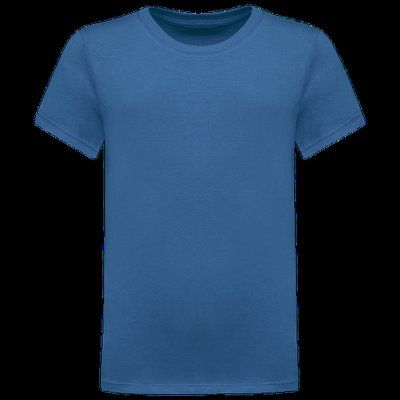 Camiseta infantil corte ajustado 100% algodón Light Royal Blue 8/10 ans