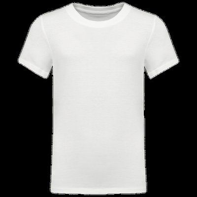 Camiseta infantil corte ajustado 100% algodón White 8/10 ans