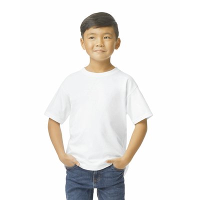 Camiseta infantil suave Blanco XL