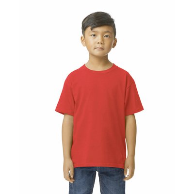 Camiseta infantil suave Rojo M