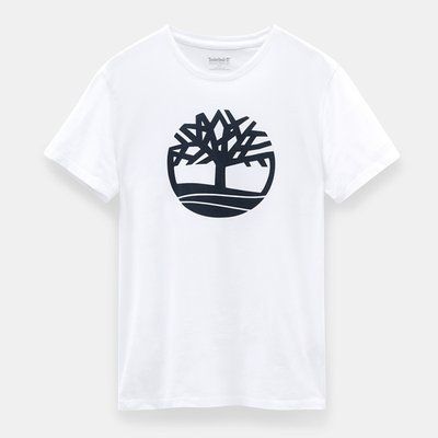 Camiseta con Logo de árbol White L