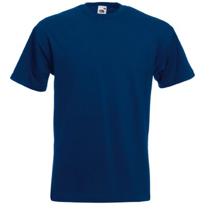 Camiseta manga corta algodón Azul XL