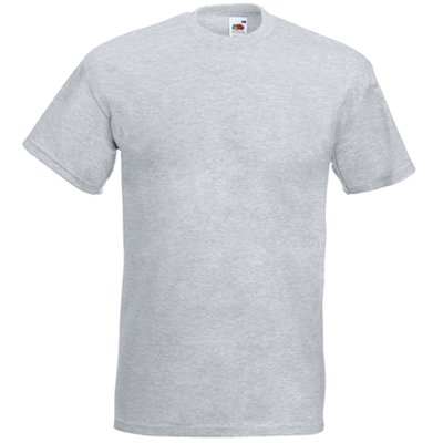 Camiseta manga corta algodón Gris XXL