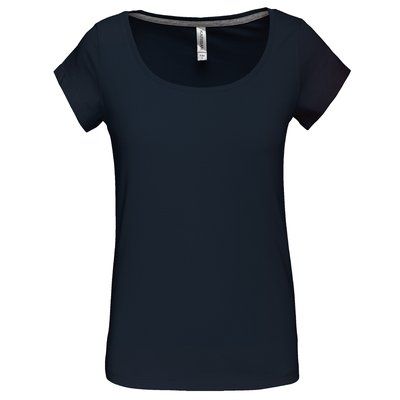 Camiseta manga corta algodón mujer Navy XL