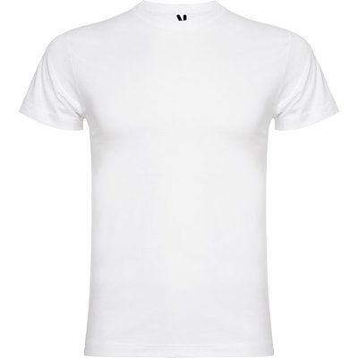 Camiseta manga corta cuello redondo Blanco 5XL