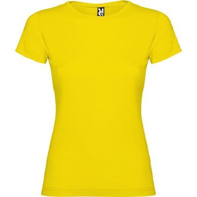 Camiseta de manga corta entallada Amarillo 3XL