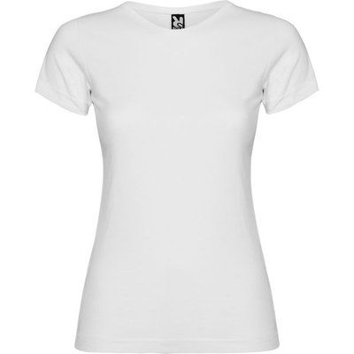 Camiseta de manga corta entallada Blanco S