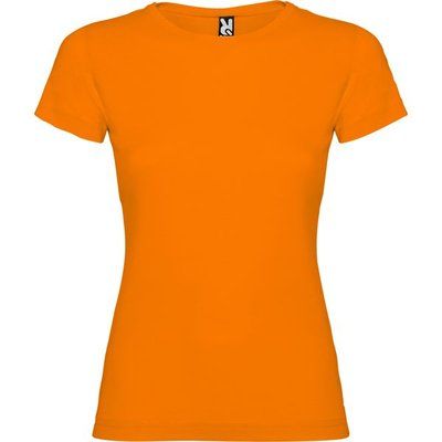 Camiseta de manga corta entallada Naranja XL