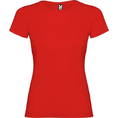 Camiseta de manga corta entallada Rojo L