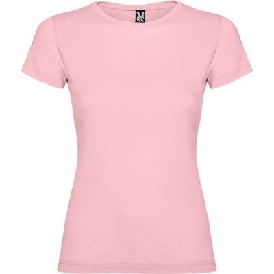 Camiseta de manga corta entallada Rosa Claro 1/2