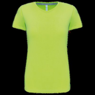 Camiseta manga corta mujer algodón Lime XL