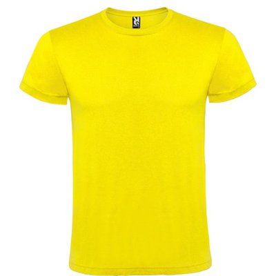 Camiseta Manga Corta Tubular Amarillo S