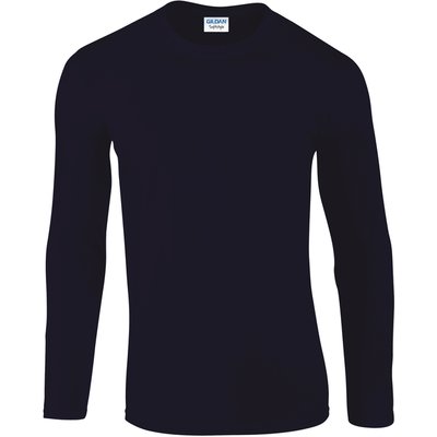 Camiseta manga larga algodón de chico Navy M