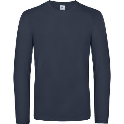 Camiseta manga larga hombre algodón Navy S