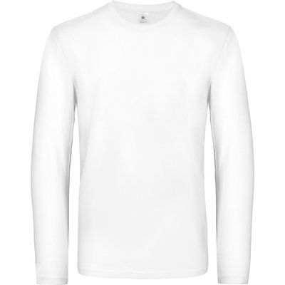 Camiseta manga larga hombre algodón White S