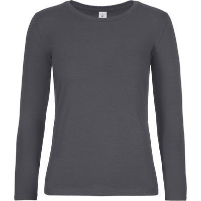 Camiseta manga larga mujer algodón DARK GREY L