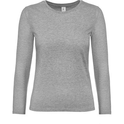 Camiseta manga larga mujer algodón Sport Grey S