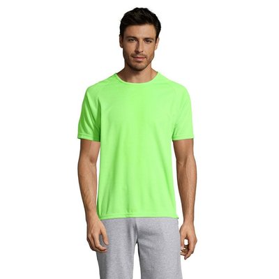 Camiseta Manga Raglán Transpirable Verde L