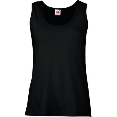 Camiseta sin mangas entallada Black XS