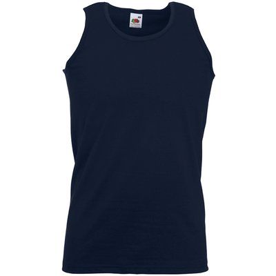 Camiseta sin mangas hombre algodón Deep Navy S