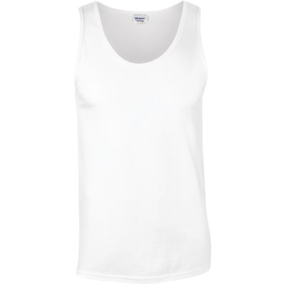 Camiseta sin mangas hombre Blanco XXL