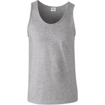 Camiseta sin mangas hombre Gris L