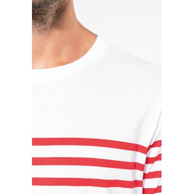 Camiseta marinera de algodón para hombre