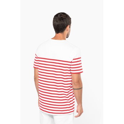 Camiseta marinera de algodón para hombre