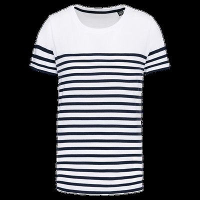 Camiseta marinera niños White / Navy Stripes 10/12 ans