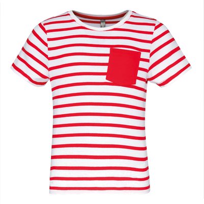 Camiseta marinero para niños Rojo 6/8 ans