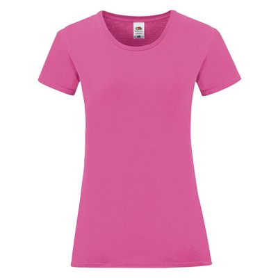 Camiseta Mujer 100% Algodón Fucsia XL