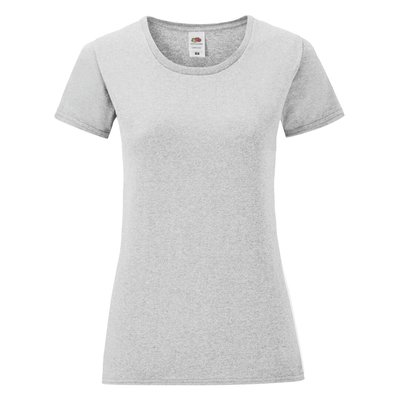 Camiseta Mujer 100% Algodón Gris M