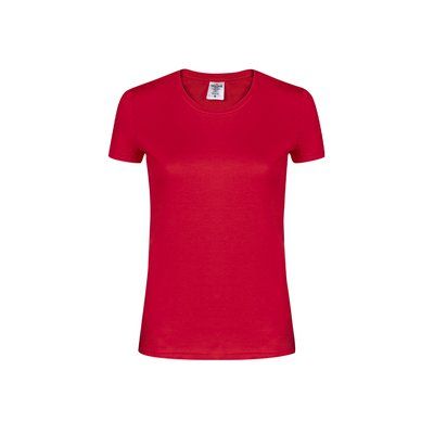 Camiseta Mujer Algodón 180g/m2 Roj L