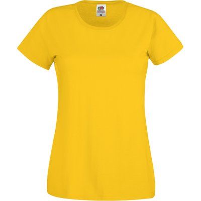 Camiseta mujer algodón cuello redondo entallada Sunflower XL