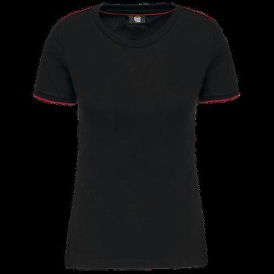 Camiseta mujer antibolitas Black / Red XXL