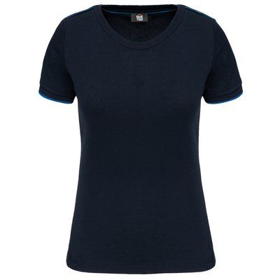 Camiseta mujer antibolitas Navy / Light Royal Blue XL