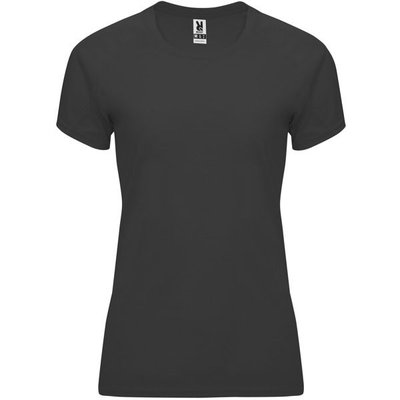 Camiseta Mujer Control Dry Entallada PLOMO OSCURO L